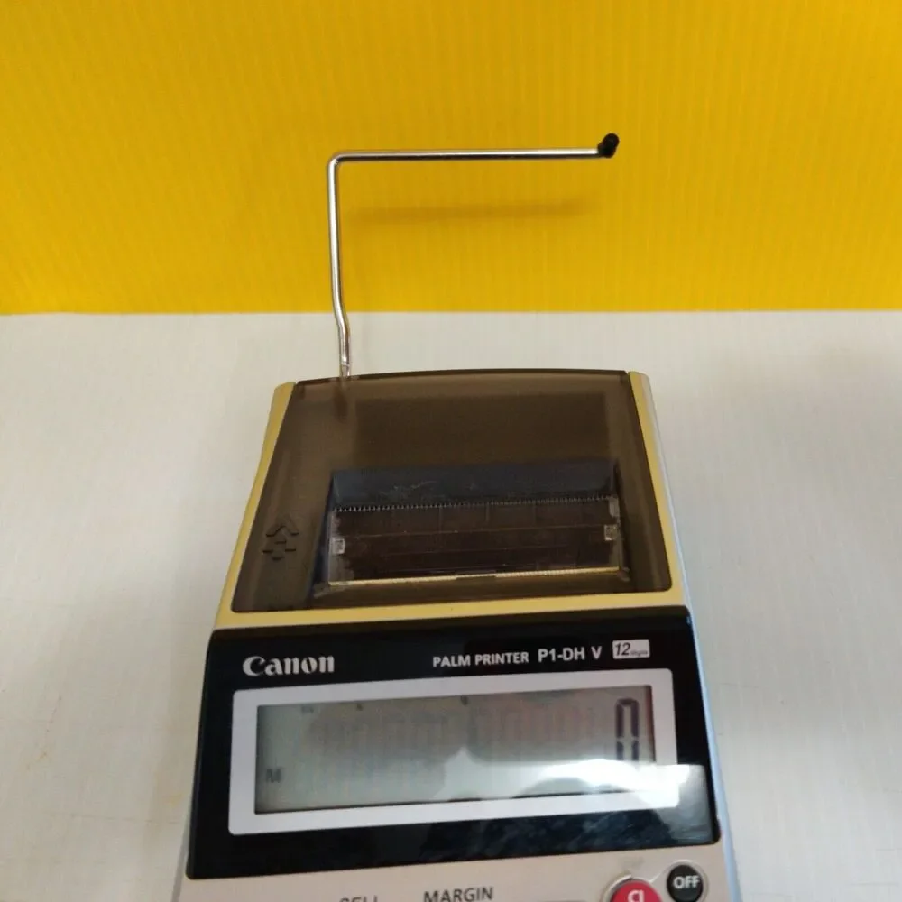 Canon Palm Printer Calculator P1-DHV 12 Digit Tax Business Adding Machine Office